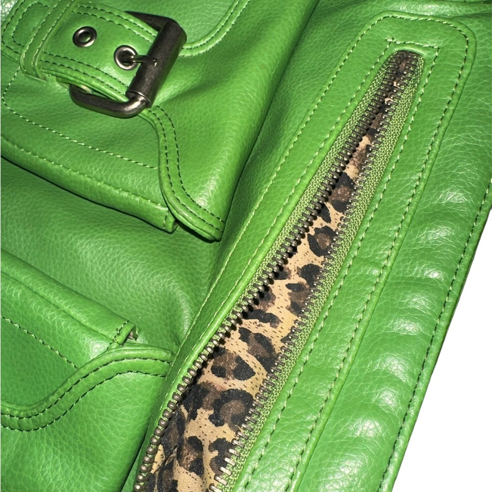 Apple 🍏 Green shoulder bag. Multiple pockets - Picture 4 of 5